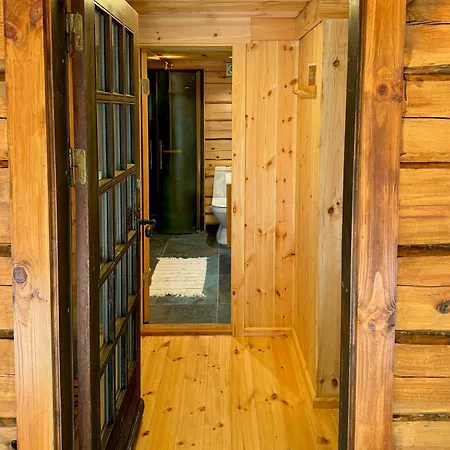 Authentic Log In Forest Near Ejstrupholm * Ejstrup